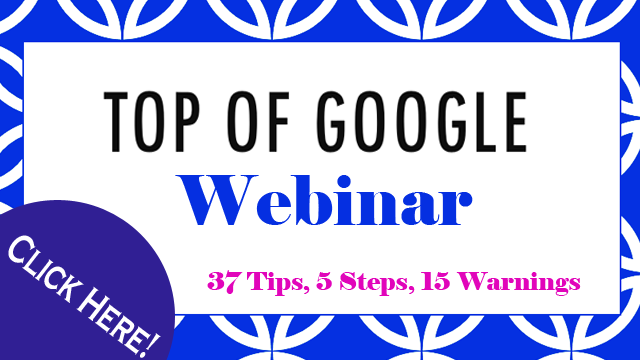 Top of Google Webinar